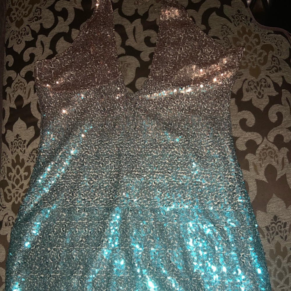 Ombré glitter dress